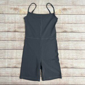 Wilfred Free Aritzia Gray Romper Jumpsuit Size Small Cami Shorts